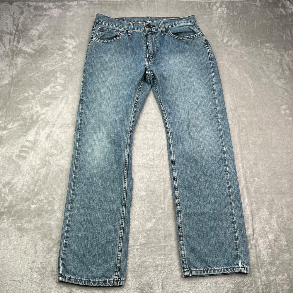 Levis 559 Jeans Men 32x32 Fit 31x29 Blue Loose Straight Medium Wash Grunge Denim